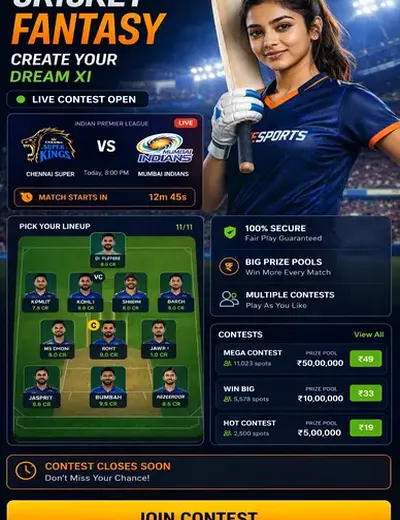 Blazefunciona (blaze funciona) fantasy cricket & matchday visual 3